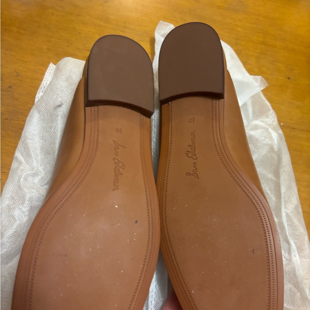 Sam Edelman Tan Leather Horsebit Loafers - Picture 3 of 5